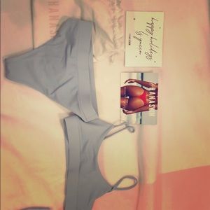 la hana swim suit set: top and bottom